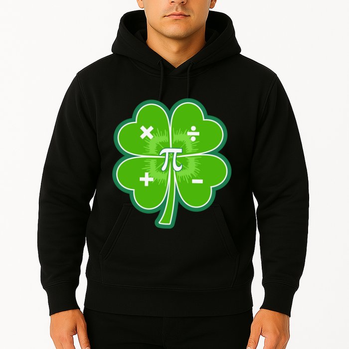 Math Pi Shamrock St Patricks Day Hoodie