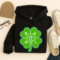 Math Pi Shamrock St Patricks Day Hoodie