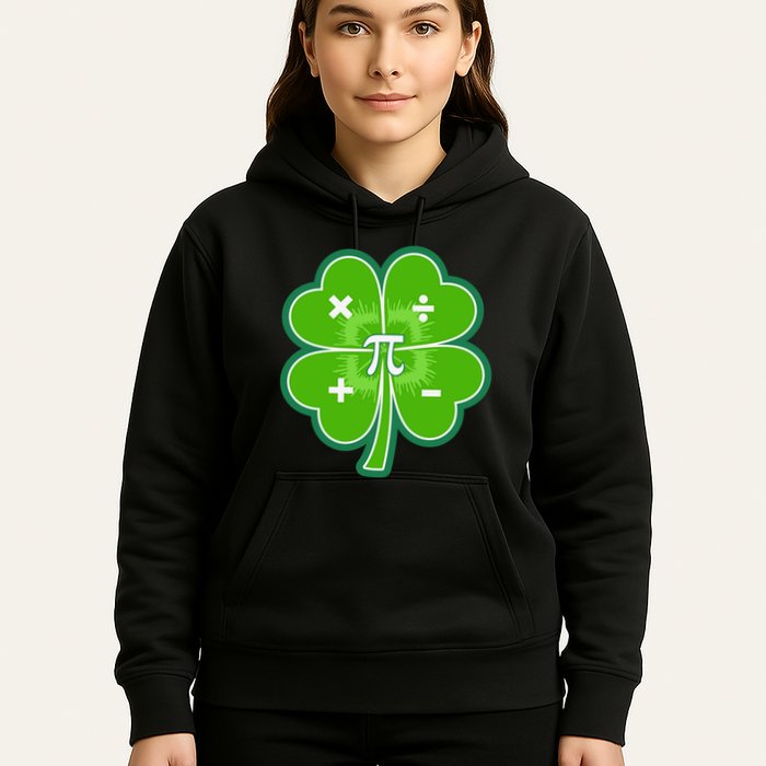 Math Pi Shamrock St Patricks Day Hoodie