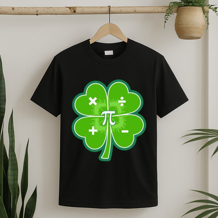Math Pi Shamrock St Patricks Day T-Shirt
