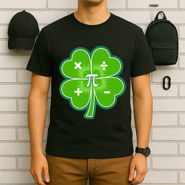 Math Pi Shamrock St Patricks Day T-Shirt