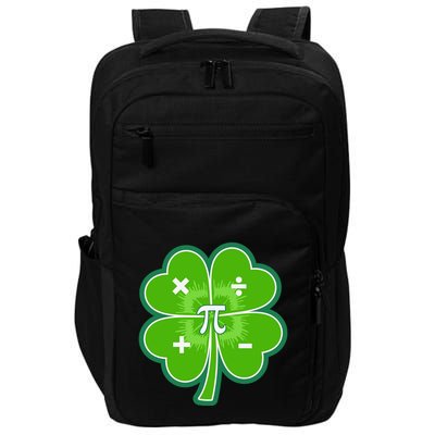 Math Pi Shamrock St Patricks Day Impact Tech Backpack