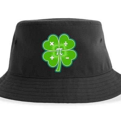 Math Pi Shamrock St Patricks Day Sustainable Bucket Hat