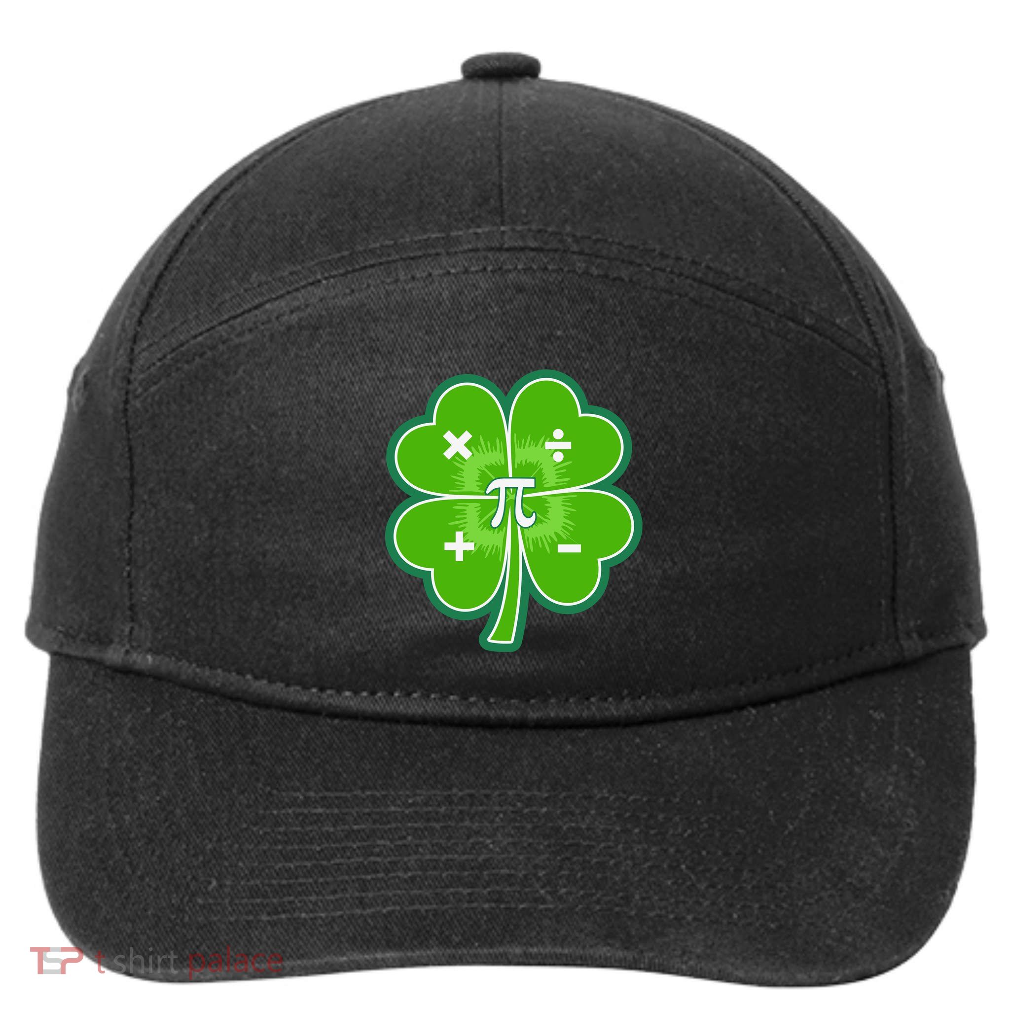Math Pi Shamrock St Patricks Day 7-Panel Snapback Hat