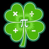 Math Pi Shamrock St Patricks Day Drawstring Bag