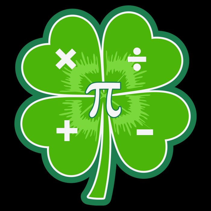 Math Pi Shamrock St Patricks Day Drawstring Bag