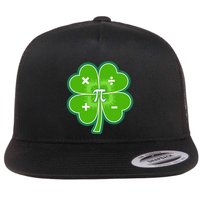 Math Pi Shamrock St Patricks Day Flatbill Hat