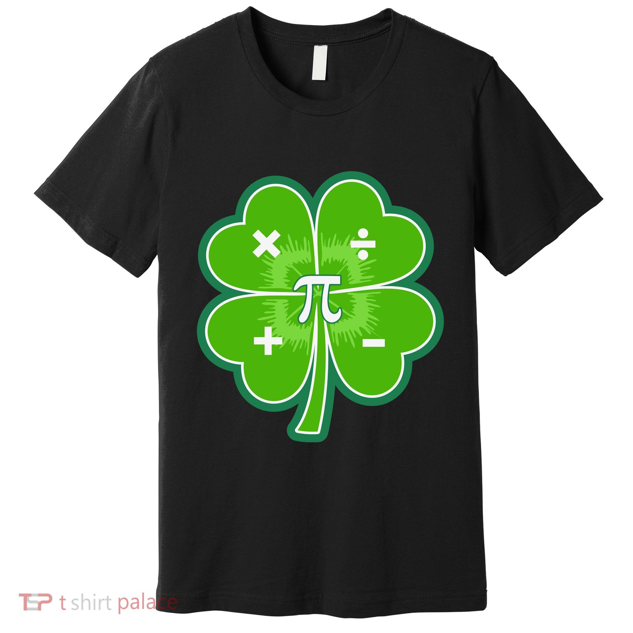Math Pi Shamrock St Patricks Day Premium T-Shirt