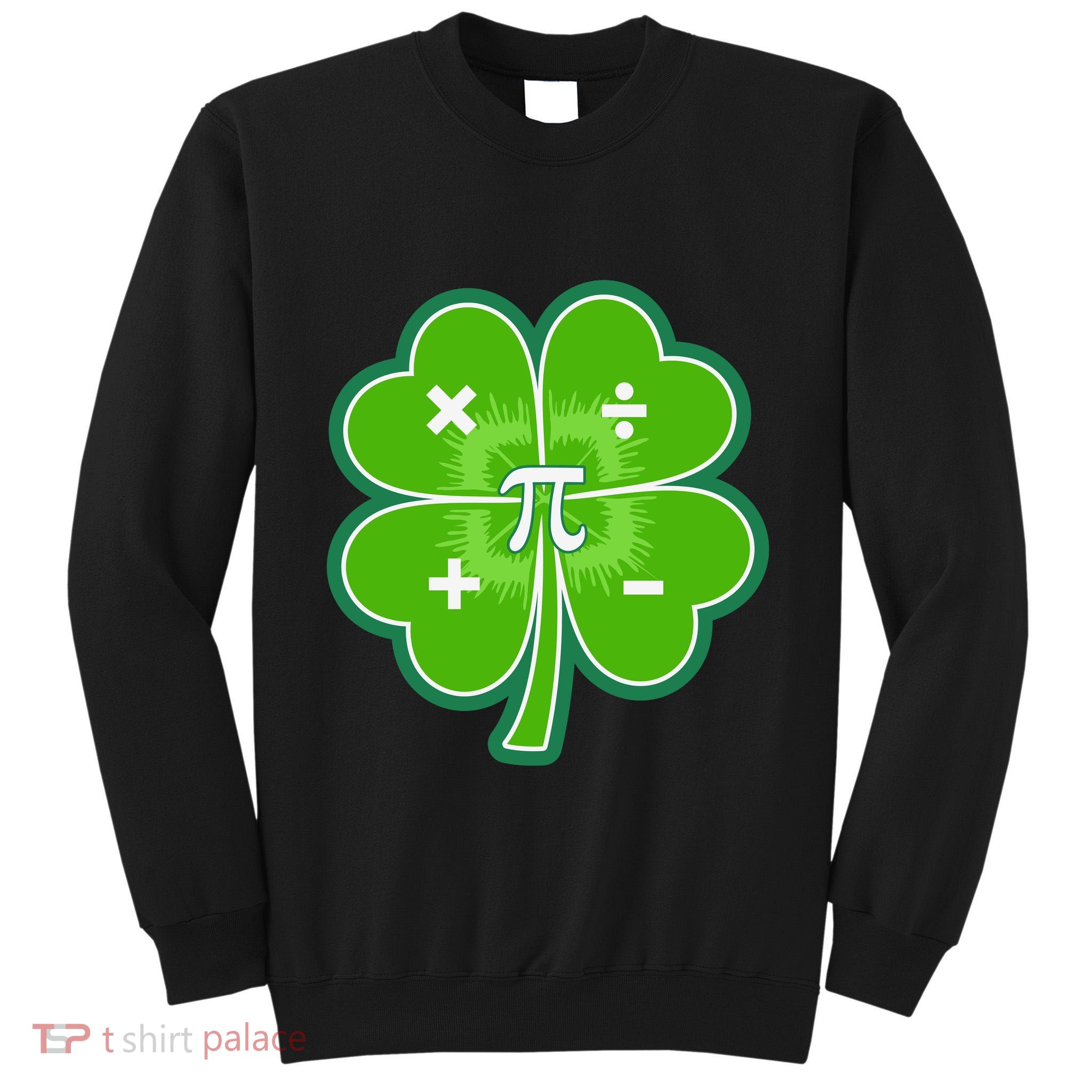 Math Pi Shamrock St Patricks Day Tall Sweatshirt