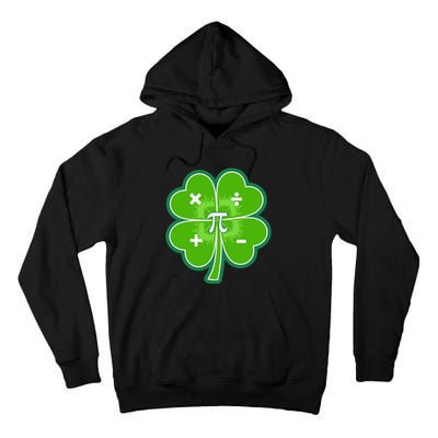 Math Pi Shamrock St Patricks Day Tall Hoodie