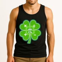 Math Pi Shamrock St Patricks Day Tank Top
