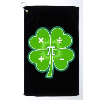 Math Pi Shamrock St Patricks Day Golf Towel