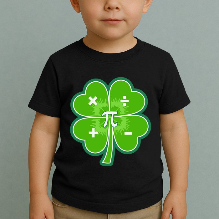Math Pi Shamrock St Patricks Day Toddler T-Shirt