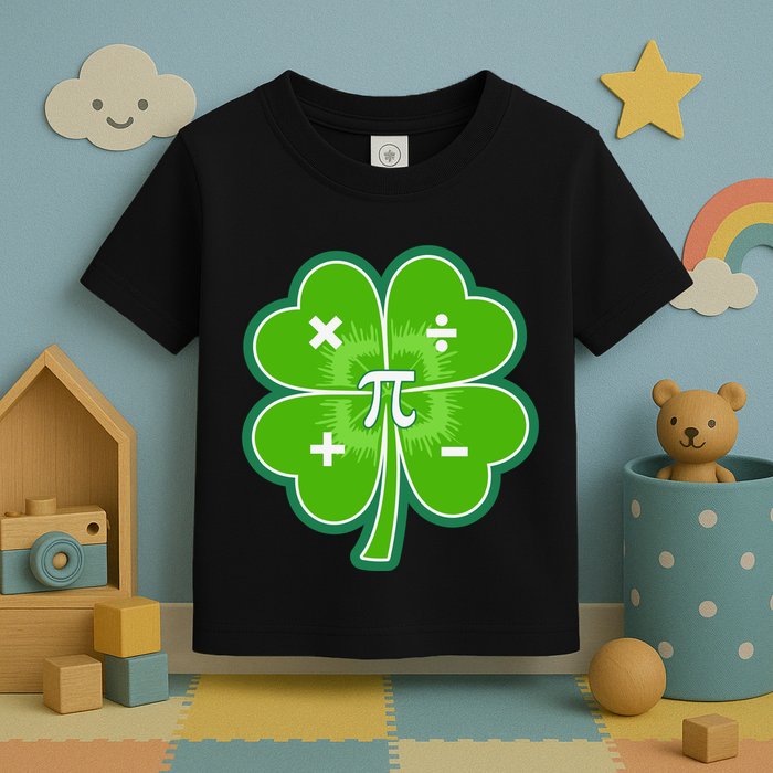 Math Pi Shamrock St Patricks Day Toddler T-Shirt