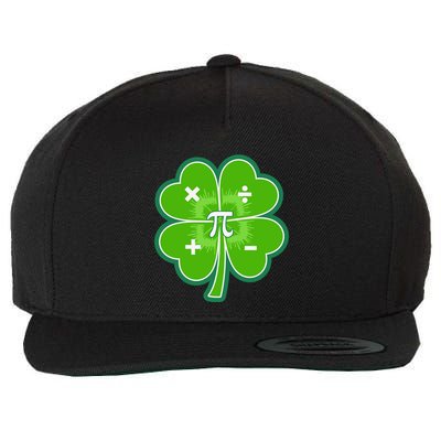 Math Pi Shamrock St Patricks Day Wool Snapback Cap