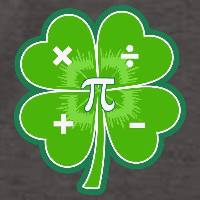 Math Pi Shamrock St Patricks Day Vector Backpack