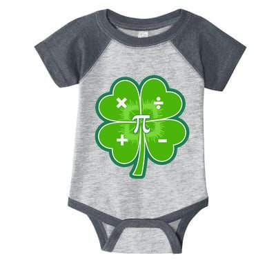 Math Pi Shamrock St Patricks Day Infant Baby Jersey Bodysuit
