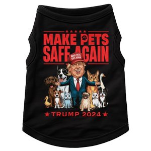 Make Pets Safe Again Trump 2024 Save Our Pets Design Doggie Tank