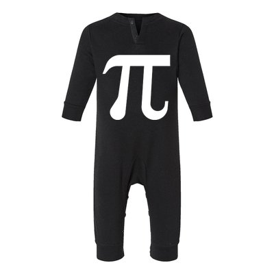 Math Pi Symbol Student Teacher Celebrate Pi Day March 14 Meaningful Gift Infant Fleece One Piece