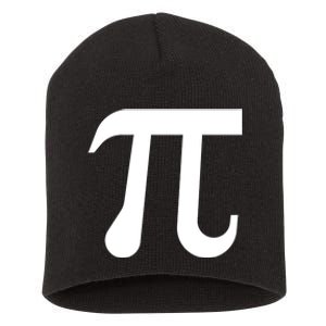 Math Pi Symbol Student Teacher Celebrate Pi Day March 14 Meaningful Gift Short Acrylic Beanie