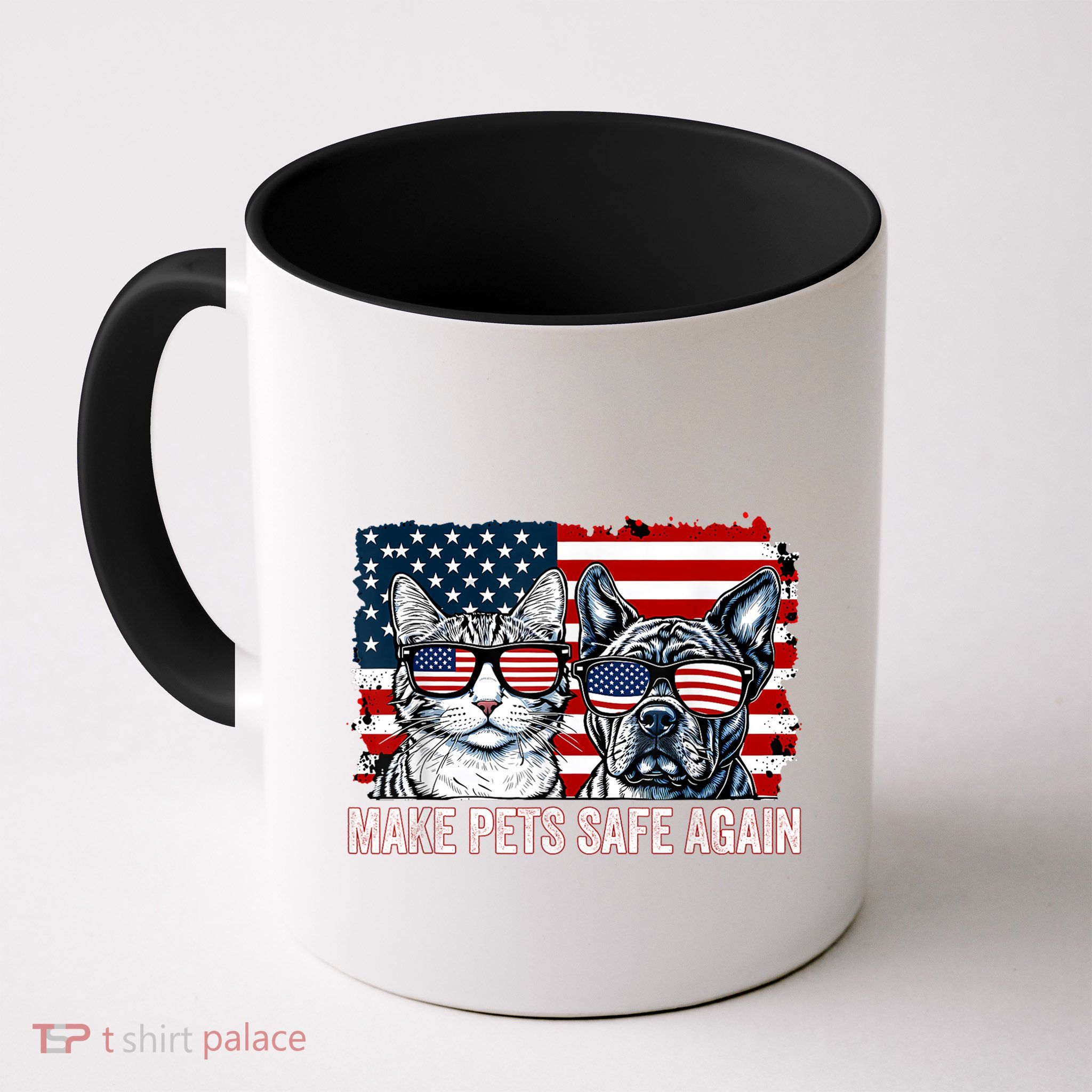 Make Pets Safe Again Trump Harris Debate Eating The Dogs Cat Gift Coffee Mug