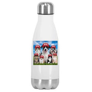 Make Pets Safe Again Democratic Republican Gift Stainless Steel Insulated Water Bottle