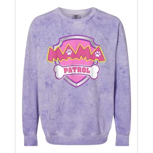 Mama Patrol Shirt Dog Mom Dad Colorblast Crewneck Sweatshirt