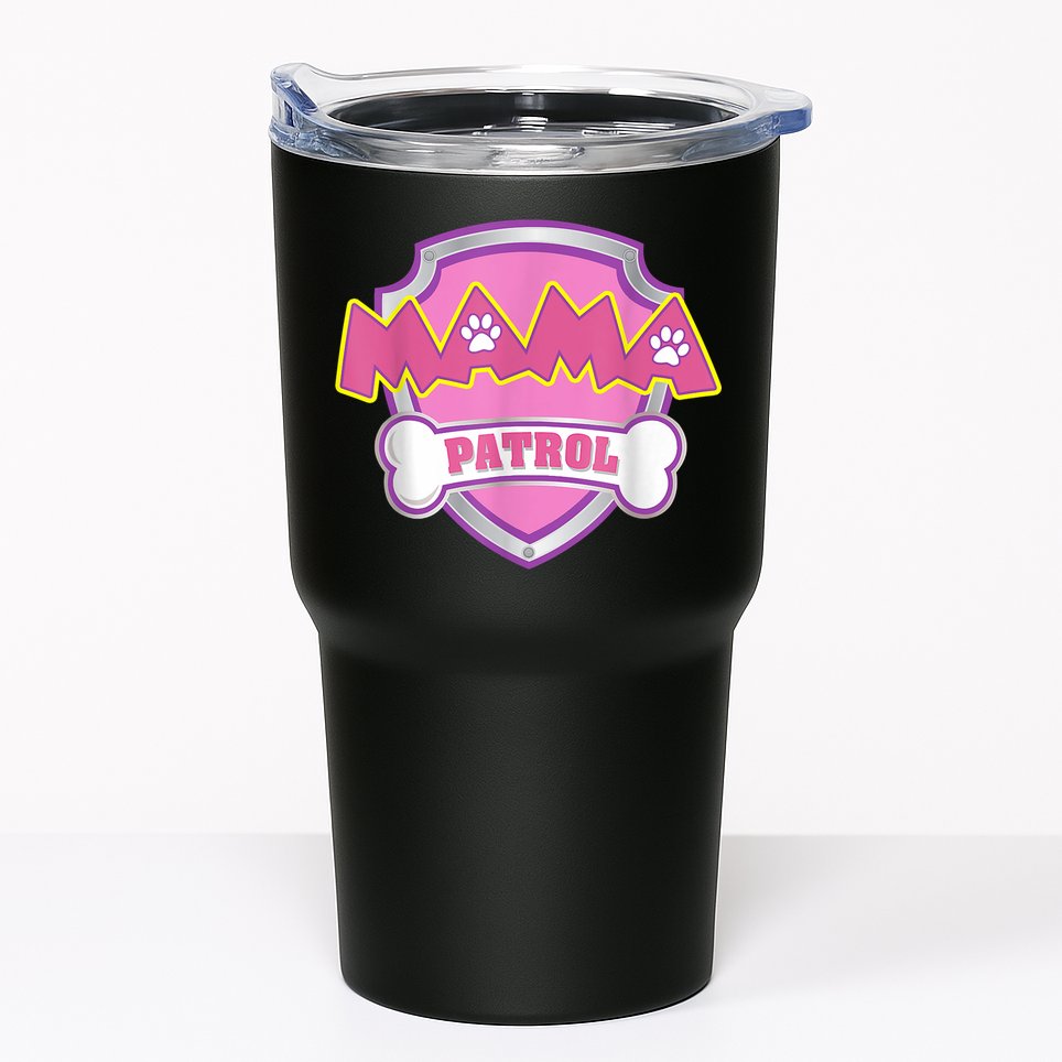 Mama Patrol Shirt Dog Mom Dad Tumbler