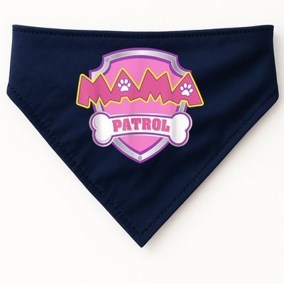 Mama Patrol Shirt Dog Mom Dad USA-Made Doggie Bandana