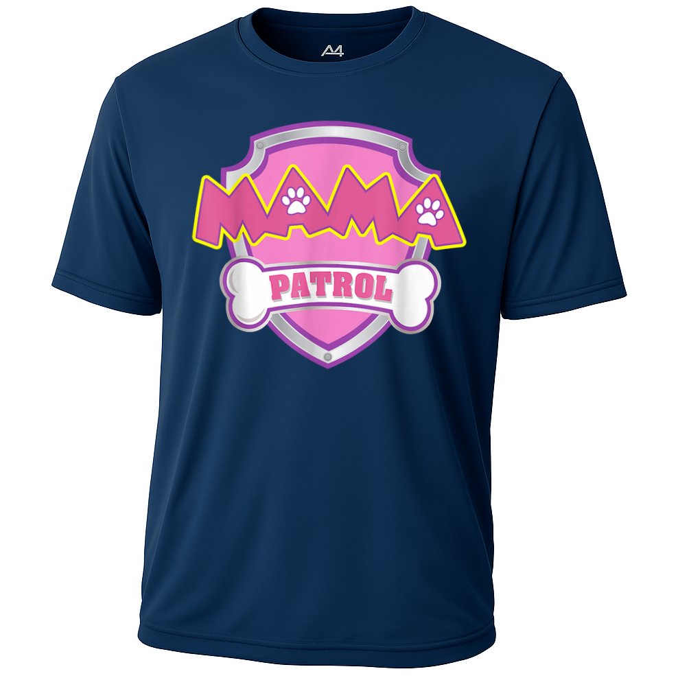 Mama Patrol Shirt Dog Mom Dad Cooling Performance Crew T-Shirt
