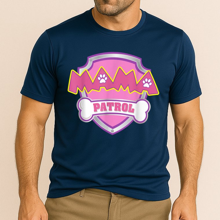 Mama Patrol Shirt Dog Mom Dad Cooling Performance Crew T-Shirt