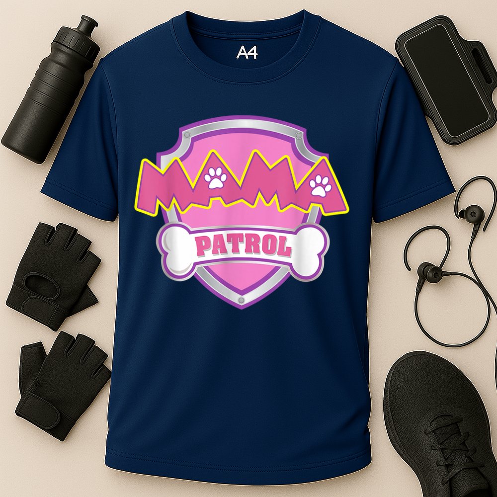 Mama Patrol Shirt Dog Mom Dad Cooling Performance Crew T-Shirt