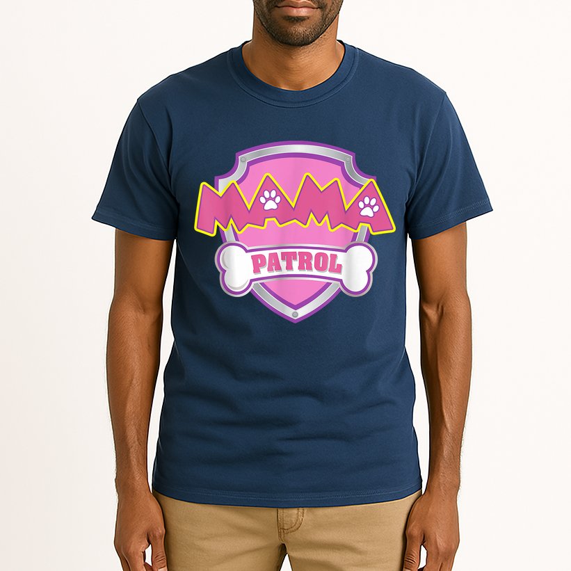 Mama Patrol Shirt Dog Mom Dad Tall T-Shirt