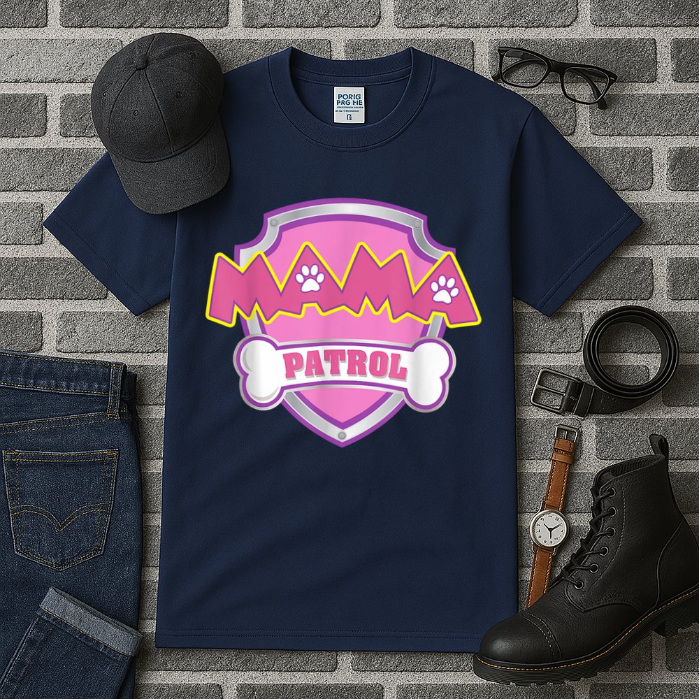 Mama Patrol Shirt Dog Mom Dad Tall T-Shirt