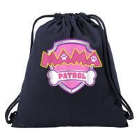 Mama Patrol Shirt Dog Mom Dad Drawstring Bag