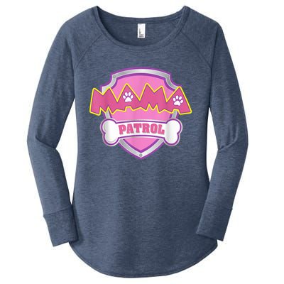 Mama Patrol Shirt Dog Mom Dad Women's Perfect Tri Tunic Long Sleeve Shirt