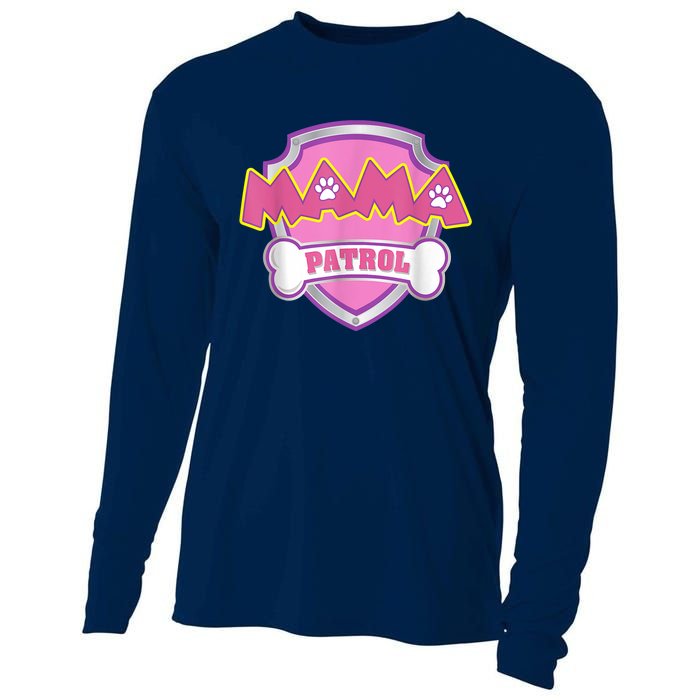 Mama Patrol Shirt Dog Mom Dad Cooling Performance Long Sleeve Crew