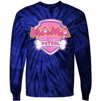 Mama Patrol Shirt Dog Mom Dad Tie-Dye Long Sleeve Shirt