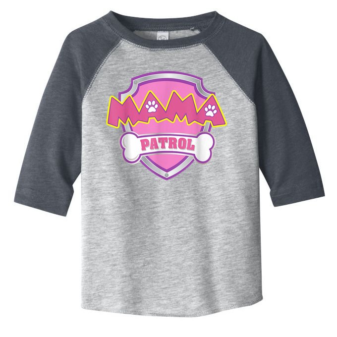 Mama Patrol Shirt Dog Mom Dad Toddler Fine Jersey T-Shirt