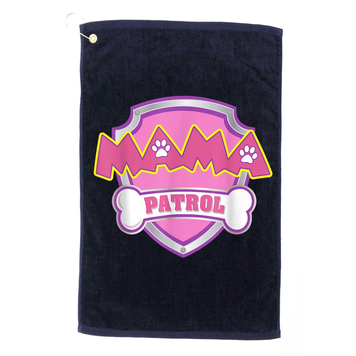 Mama Patrol Shirt Dog Mom Dad Golf Towel