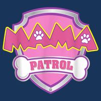 Mama Patrol Shirt Dog Mom Dad Zip Tote Bag