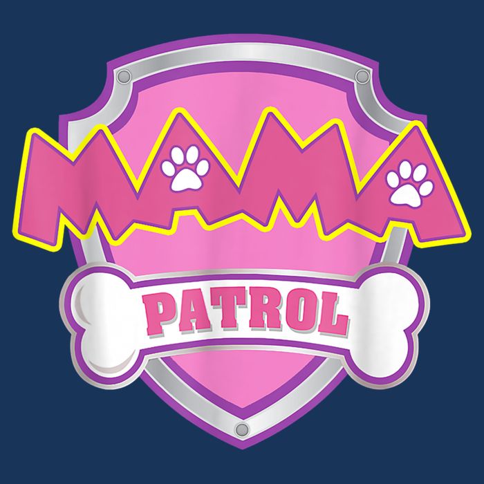 Mama Patrol Shirt Dog Mom Dad Zip Tote Bag