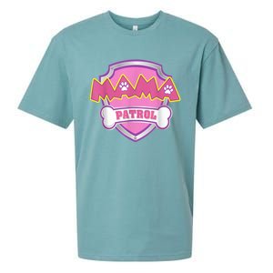 Mama Patrol Shirt Dog Mom Dad Sueded Cloud Jersey T-Shirt