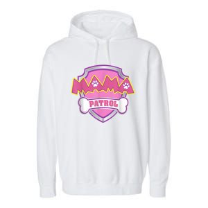 Mama Patrol Shirt Dog Mom Dad Garment-Dyed Fleece Hoodie