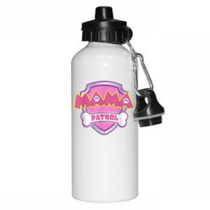 Mama Patrol Shirt Dog Mom Dad Aluminum Water Bottle