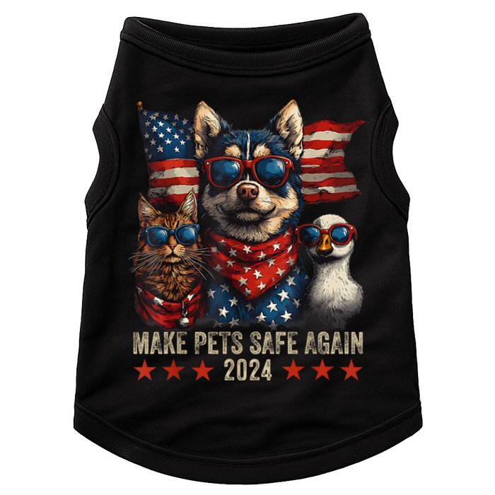 Make Pets Safe Again Trump 2024 Save Our Pets Doggie Tank