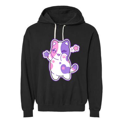 Meemeow Plush Squishy Garment-Dyed Fleece Hoodie