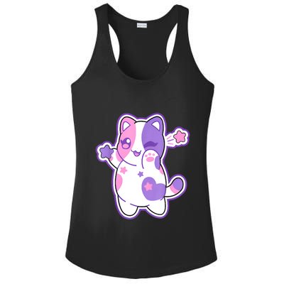 Meemeow Plush Squishy Ladies PosiCharge Competitor Racerback Tank