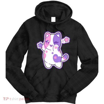 Meemeow Plush Squishy Tie Dye Hoodie