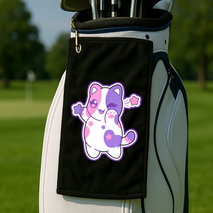 Meemeow Plush Squishy Golf Towel